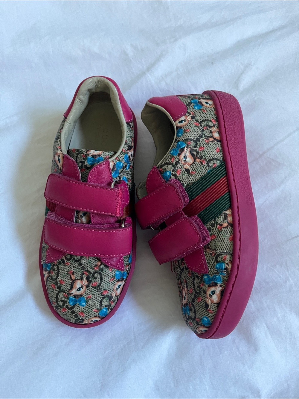 Gucci Bambi Kids GG Supreme Sneakers